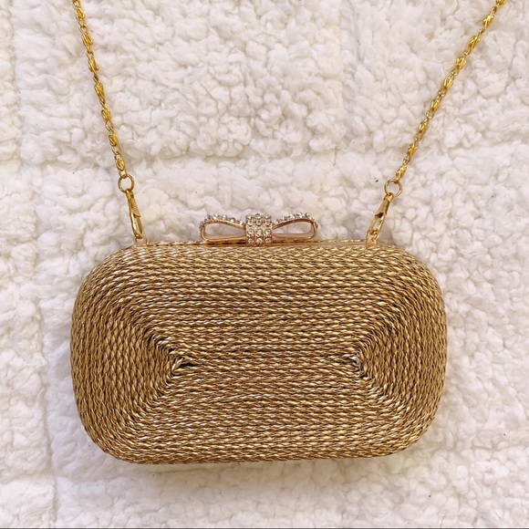 Gold Mini Clutch/Purse - Picture 3 of 5